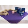 Tablecloth Ospen 77x77 TURKEYS purple