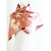 Folklore scarf Ondrin VSh 77x77 LILY OF THE VALLEY salmon
