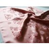 Folklore scarf Ondrin VSh 77x77 LILY OF THE VALLEY salmon