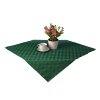 Tablecloth Odaska 77x77 GLOW AND OVAL green