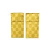 Cutlery pocket Odaska set 2pcs GLOW AND OVAL gold