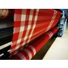 Folklore scarf VSh 92x99 CHECKERED red