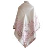 Šátek Ondrin VSh 150x160 RŮŽE S KRAJKOU smetanová