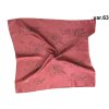 Folklore scarf Ondrin VSh 76x76 ROSE AND TULIP maroon