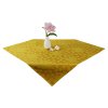 Tablecloth Odaska 77x77 MAPLE LEAF gold