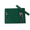 Tablecloth Odaska place setting 30x40 set 2 pcs GOTHIC emerald