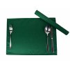Tablecloth Odaska place setting 30x40 set 2 pcs SMOOTH emerald