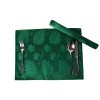 Tablecloth Odaska place setting 30x40 set 2 pcs PAPYRUS PLANT emerald
