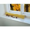 Window stopper against draft Odaska MAPLE LEAF gold