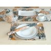 27601865 Ubrus brokát prostírání 30x40 set 2ks MONSTERA R6548 r26 (4)