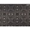 M0001030 Luxusní brokát 160 51056 BODLÁK A KŘÍŽ černá R6358 19 černá osnova