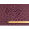 MH001220 Luxusní brokát 160 50749 PALMETOVÝ KŘÍŽ purpurová 50749 R6563 (1)