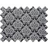 Brocade sample 5x10cm 51308 ORNAMENT black | 19