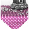 Tablecloth Odasan 70x70 PRINT heart/snowflake