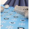 Tablecloth Odasan 70x70 PRINT heart/snowflake