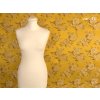 MH001238IT Ondrit 160 krojový brokát RŮŽIČKY žlutá R661511 žlutá osnova béžovábíláhnědá (6)