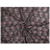 Ondril 160 krojový brokát MALÝ KVĚT černá | 309