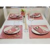 27600740 ubrus odaska prostírání 30x40 set 2ks girlandy růžová R5988 4
