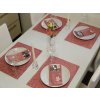 27600740 ubrus odaska prostírání 30x40 set 2ks girlandy růžová R5988 5