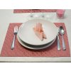 27600842 ubrus odaska prostírání 30x40 set 2ks průniky růžová R5984 7