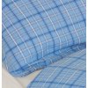 Bedding set for cot ba KREP 45X60+90x130 KÁRO blue