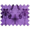 Brocade sample 5x10cm 50749 CROSS AND SEED OF EARTH purple | M