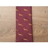 Tie PESh 7 cm FOX burgundy