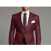 PESH tie 7 cm CYCLING burgundy