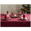 Tablecloth Odaska place setting 30x40 set of 2 pieces angel reverse burgundy