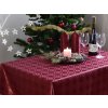 Odaska tablecloth bell in burgundy frame