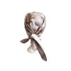 Scarf Ondrin VSh 76x76 STRAWBERRY LEAVES cappuccino