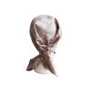 Folklore scarf Ondrin 76x76 BLOOM cappuccino