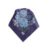 Folklore scarf Ondrit Vsh 76x76 HYDRANGEA blue