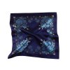 Folklore scarf Ondrit Vsh 76x76 HYDRANGEA blue