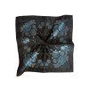 Folklore scarf Ondrit Vsh 76x76 HYDRANGEA WITH WHIPS black