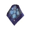 Folklore scarf Ondrit Vsh 76x76 BOUQUET WITH WHIPS blue