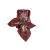 Costume scarf Ondrit VSh 80x80 BOUQUET WITH WHIPS maroon