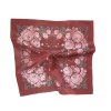 Folklore scarf Ondrit VSh 76x76 HYDRANGEA WITH WHIPS maroon