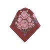 Folklore scarf Ondrit VSh 76x76 HYDRANGEA WITH WHIPS maroon