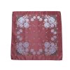 Folklore scarf Ondrit VSh 76x76 HYDRANGEA WITH WHIPS maroon