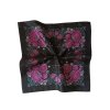 Folklore scarf Ondrit Vsh 76x76 HYDRANGEA WITH WHIPS black
