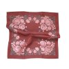 Folklore scarf Ondrit VSh 76x76 HYDRANGEA maroon