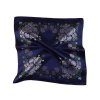 Folklore scarf Ondrit Vsh 76x76 HYDRANGEA blue