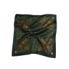 Folklore scarf Ondrit Vsh 76x76 BOUQUET WITH WHIPS green