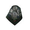 Folklore scarf Ondrit Vsh 76x76 HYDRANGEA WITH WHIPS green