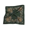 Folklore scarf Ondrit Vsh 76x76 HYDRANGEA green