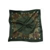 Folklore scarf Ondrit Vsh 76x76 LILY OF THE VALLEY green