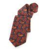 Tie CH 8.5 cm print blue turkish