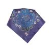 Šátek Ondrit VSh 76x76 KVĚTY BEZ ŠLAHOUNŮ modrá