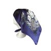 Folklore scarf Ondrit Vsh 76x76 HYDRANGEA blue